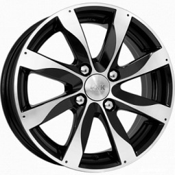 Диск колеса K&K Джемини Алмаз Черный 6*15/4*114,3 d66,1 ЕТ40 (KC617)