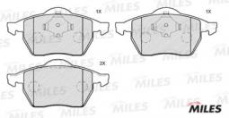 Колодки тормозные AUDI A3 97>/VW G4/SKODA OCTAVIA 97>09 передние SemiMetallic