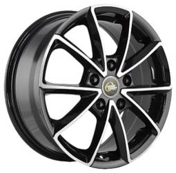Диск колеса литой Cross Street CR-01 BKF 6,5*16/5*114,3 d60,1 ЕТ45