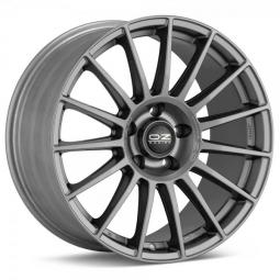 Диск колеса литой Oz Superturismo Dakar Matt Graphite Silver Lettering 9,5*21/5*130 d71,56 ЕТ46