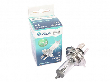 Лампа галоген H4  12/60/55W P43t "YADA" PREMIUM LONG LIFE