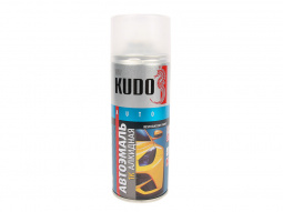 Краска аэрозольная 601 чёрная "KUDO" (520 мл)