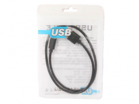 Зарядный кабель USB-TYPE C (TPE) 2А, 0,5м чёрный "YADA"