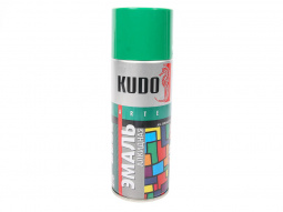 Краска аэрозольная зелёная "KUDO"  (520 мл)