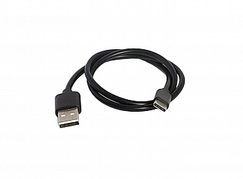 Зарядный кабель USB-TYPE C (TPE) 2А, 0,5м чёрный "YADA"
