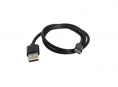 Зарядный кабель USB-TYPE C (TPE) 2А, 0,5м чёрный "YADA"