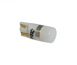 Лампа светодиод Т10 (12-5 габариты б/цок.) W5W 12V белая 1x3030SMD "YADA"