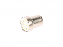 Лампа светодиод G18 (12-10) R10W 24V белая (9SMD диодов) "YADA"