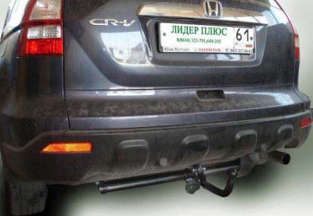 Фаркоп (ТСУ) Honda CR-V (2006-2012) со съемным шаром "Лидер-Плюс" (без эл/пак.)