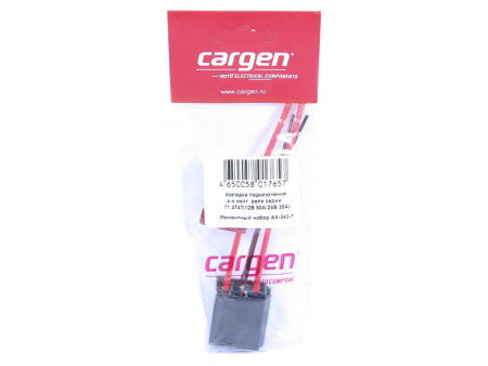 Колодка к реле 4-х контактному серии 71.3747 (12В 50А/24В 30А) Cargen