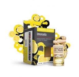 Ароматизатор подвесной с деревянной крышкой "Fouette Aroma Glass" Limoncello