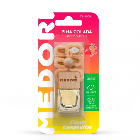 Ароматизатор подвесной бутылочка "Medori" Pina Colada