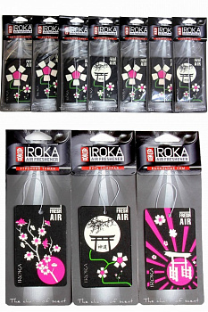 Ароматизатор подвесной картонный "IROKA" в ассортим. "SAKURA"