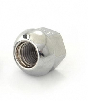 Гайка колеса М12*1,5 (20, кл.19, сфера, открытая, хром) HONDA