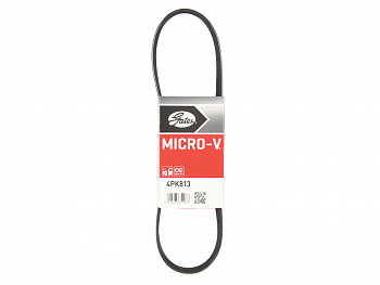 Ремень  813 компрессора кондиционера 2123 (4PK813) "GATES"