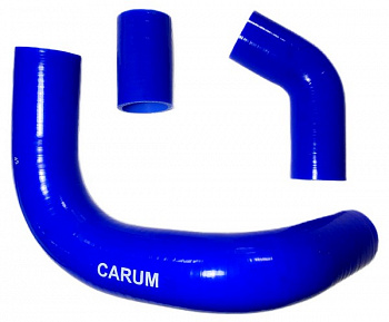 Патрубки радиатора Г-53,3307 (к-т 3шт) (армированный силикон) "CARUM"