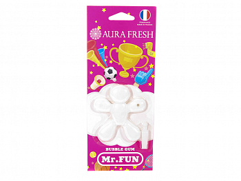 Ароматизатор подвесной "AURA FRESH MR.FUN Bubble Gum" (Бубль Гум)