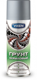 Грунт спрей (520 мл) акриловый серый "VIXEN"   универсальный