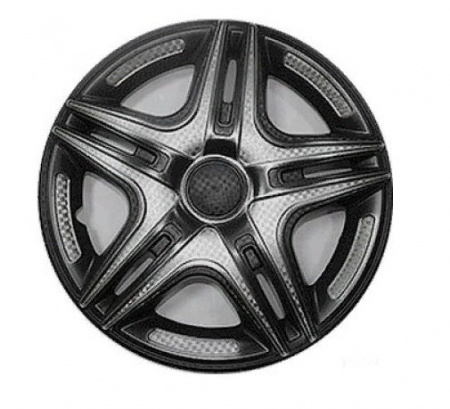 Колпаки декоративные 13" (к-т 2шт) "Дакар Super Black"