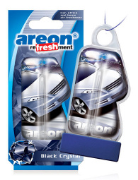 Ароматизатор подвесной гелевый "AREON" "Refreshment LIQUID" Black Crystal
