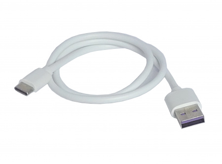 Зарядный кабель USB-TYPE C (PVC) 2А, 0.5м белый "YADA"
