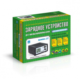Зарядное устройство АКБ импульсное "Вымпел -27" автомат,0-7А, 14.1/14.8/16В,  ЖК индикатор