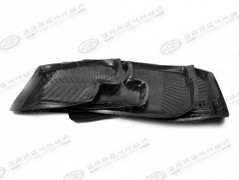 Коврики салонные Renault Logan/Sandero (04-) резиновые (4 шт.к-т) "БРТ "