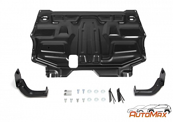 Защита картера Volkswagen Polo Sedan/Skoda Fabia 2007-2015, Rооmster, Rapid 2012-2020 "AutoMAX"