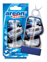 Ароматизатор подвесной гелевый "AREON" "Refreshment LIQUID" Ocean