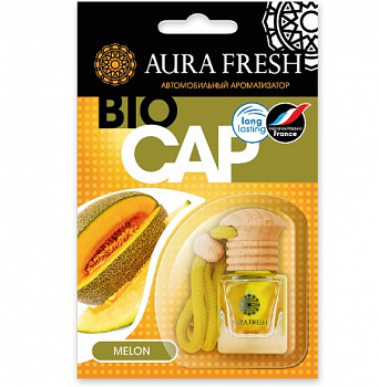 Ароматизатор подвесной с деревянной крышкой "AURA FRESH BIO CAP Coconut&Maracuja" Кокос