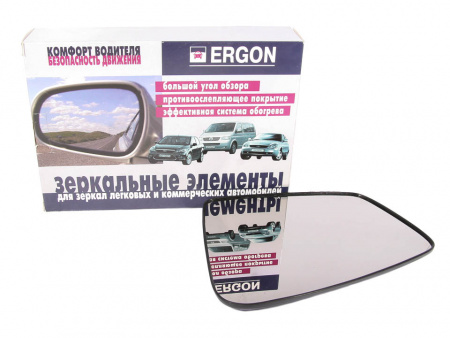 Зеркальный элемент 2191 Granta Лифтбэк левый сфера, нейтральный антиблик "Ergon"