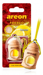 Ароматизатор подвесной с деревянной крышкой "AREON FRESCO" Lemon