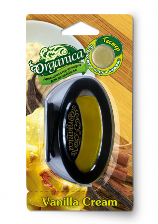 Ароматизатор на дефлектор (флакон) "ORGANICA" (Vanilla Cream)