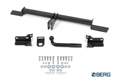 Фаркоп (ТСУ) Hyundai Solaris, Kia Rio (2011-2017) 1200/75 кг "BERG"