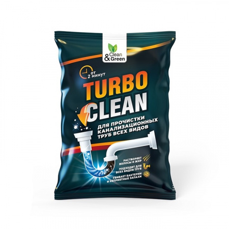 Очиститель канализационных труб (70 гр) "Clean&Green" пакет