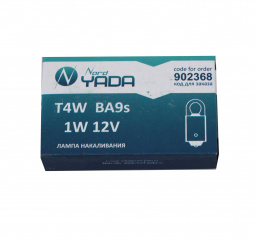 Лампа А 12-4-1 T4W 12V (габариты,указ.поворотов) "YADA"