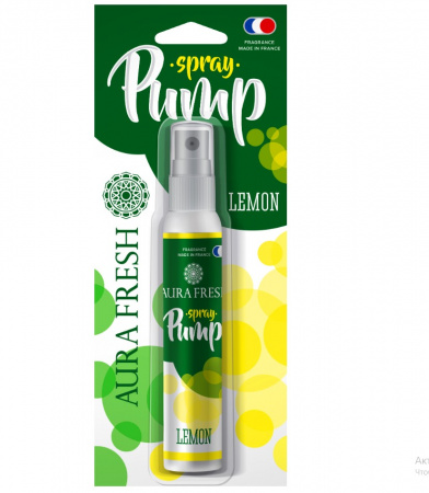 Ароматизатор спрей "AURA FRESH" PUMP SPRAY Lemon (Лимон)