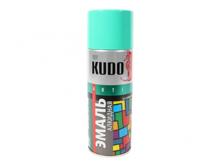 Краска аэрозольная светло-зеленая "KUDO" (520 мл)