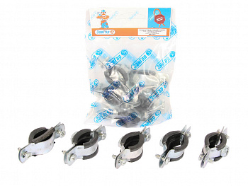 Хомут сантехнический 1/2" М8 (20-24) "ЗавГар" (5шт)