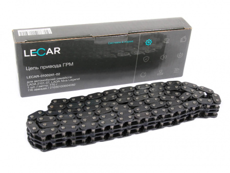 Цепь моторная 2103 (116 зв) "LECAR"  (фирм. упак.)