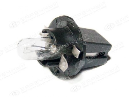 Лампа А 12-1,2 W1,2W 12V б/цок. в патроне BX8.5d (панель приборов 1118,2170,2190 VDO) "мик