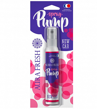 Ароматизатор спрей "AURA FRESH" PUMP SPRAY New Car (Новая Машина)