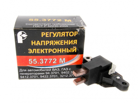 Реле регулятор напряжения 2110,3110,3302 дв.406 в сборе с ЩУ "РОМБ" (ген.КЗАТЭ 94./9402./9412./9422.)