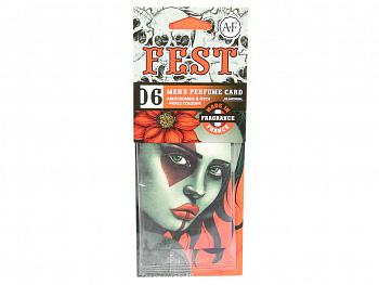 Ароматизатор подвесной картонный "AURA FRESH FEST" №6