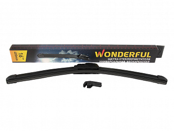 Щетка стеклоочистителя бескаркасная 400мм 16" "WONDERFUL"