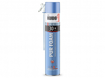 Пена монтажная бытовая (1000 мл) "KUDO" HOME 30+  всесезонная