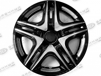 Колпаки декоративные 15" (к-т 2шт) "Дакар Super Black"