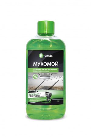 Жидкость омывателя стекол (1 л) антимуха "GRASS"  "Мухомой"  (конц.1:4)