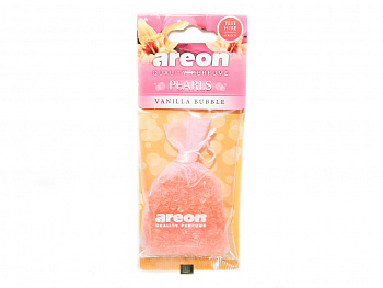 Ароматизатор подвесной мешочек "Areon" PEARLS Vanilla Bubble (Ваниль Бабл)