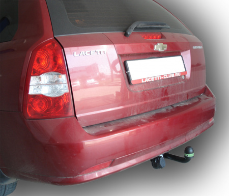 Фаркоп (ТСУ) Chevrolet Lacetti (универсал) со съемным шаром "Лидер-Плюс" (без эл/пак.)